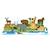 Livre et puzzle les animaux Vert 4 - vertbaudet enfant 