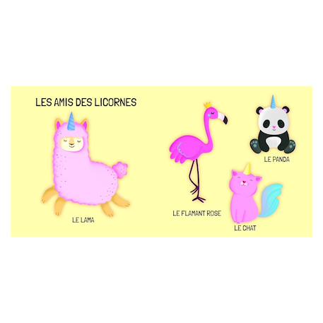Livre et puzzle les licornes Bleu 4 - vertbaudet enfant 