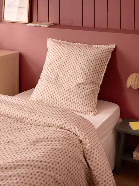 Taie d'oreiller percale de coton 'lucette' Imprime multico 1 - vertbaudet enfant 
