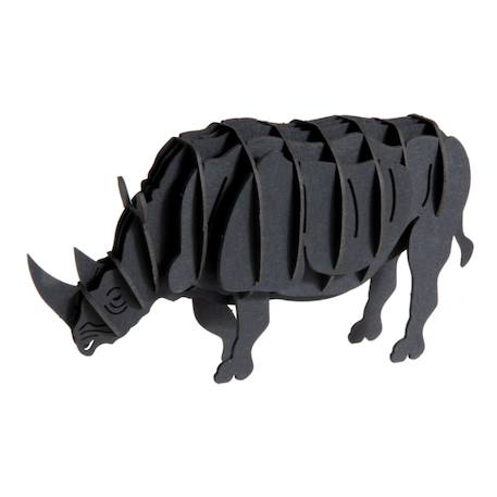 Maquette 3d enfant en papier rhinocéros Noir 2 - vertbaudet enfant 