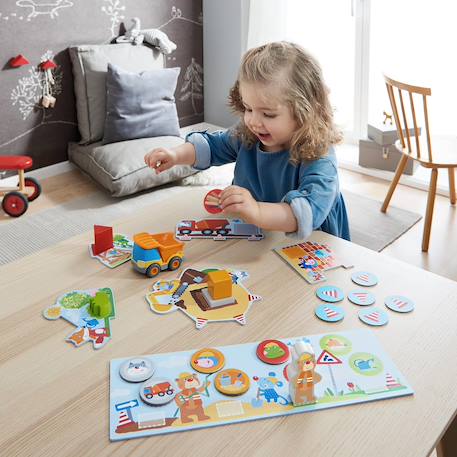 Mes premiers jeux coopératifs au chantier Jaune 2 - vertbaudet enfant 
