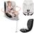 Siège-auto moxie next 40-105 cm pivotant, compatible avec la base isofix moxie Beige sand+Black carbon 1 - vertbaudet enfant 