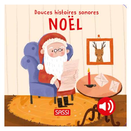 Livre sonore - douces histoires de Noël Rouge 1 - vertbaudet enfant 