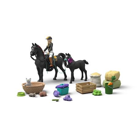 Calendrier de l'avent horse club 4 Violet 2 - vertbaudet enfant 