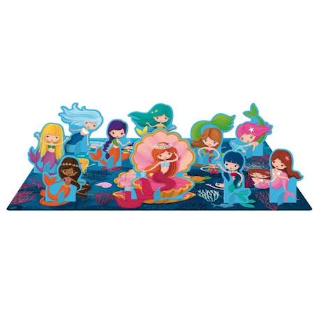 Livre et puzzle les sirènes Orange 2 - vertbaudet enfant 