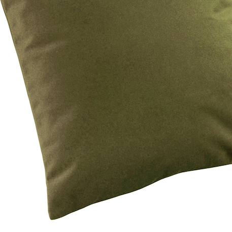 Coussin velours effet peau de pêche Beige+Bleu+Cuivre+Jaune moutarde+Marron brun+Vert olive 24 - vertbaudet enfant 
