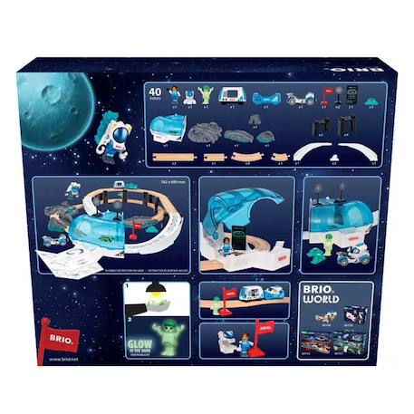 Circuit de train station de l'espace Bleu 6 - vertbaudet enfant 