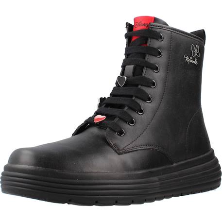 Bottes enfant fille en cuir Noir 4 - vertbaudet enfant 
