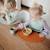 Set de table bébé en silicone antidérapant Cambridge blue confetti 3 - vertbaudet enfant 