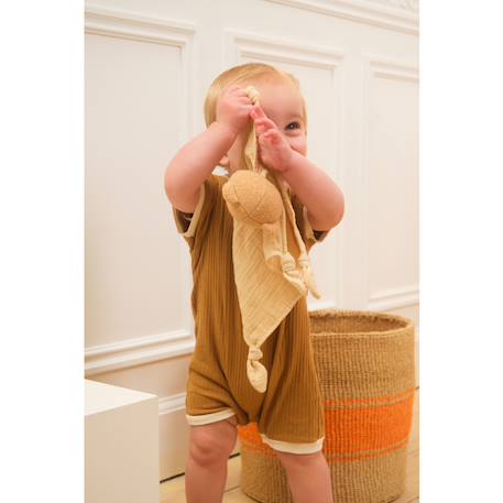 Coffret cadeau doudou et hochet ours Beige 6 - vertbaudet enfant 