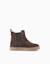 Bottines chelsea en daim avec semelle intérieure rembourrée Marrón 1 - vertbaudet enfant 