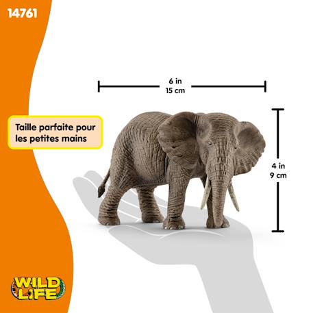 Figurine enfant éléphant d'afrique femelle Unit p. 5 - vertbaudet enfant 