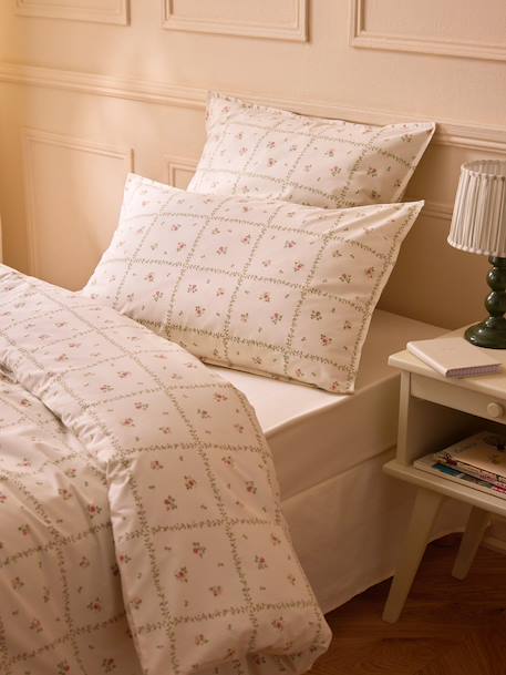 Taie d'oreiller percale de coton 'léopoldine' Imprime multico 3 - vertbaudet enfant 