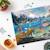 Puzzle pokémon aquali et marine tempérée 1000 pcs Blanc 2 - vertbaudet enfant 