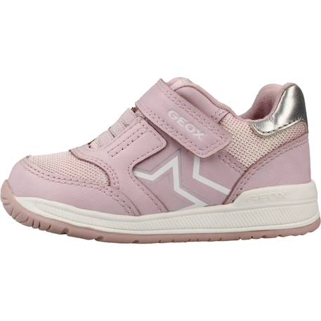 Baskets bébé fille en cuir Bleu cb48n+Rose c0514 8 - vertbaudet enfant 