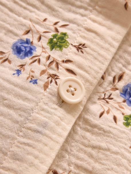 Housse de couette gaze de coton 'louison' Imprimé rosa blue 5 - vertbaudet enfant 