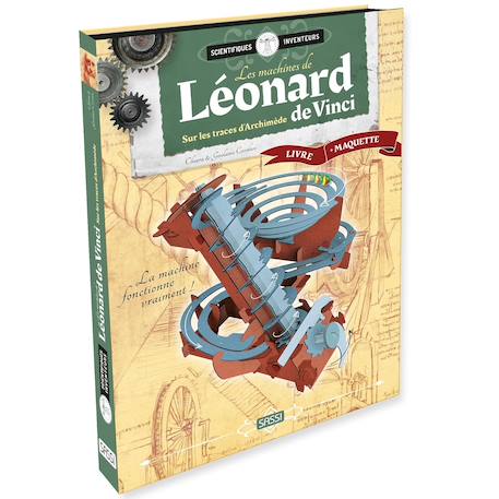 Livre maquette les machines de léonard de vinci Vert 1 - vertbaudet enfant 