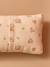 Petit coussin gaze de coton brodé Blanc moyen imprime+Imprime multico 8 - vertbaudet enfant 