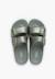 Sandales caoutchouc eva habana métallisées Argent+Vert 11 - vertbaudet enfant 