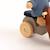 Alexis l'ours en peluche sur son scooter Bleu 5 - vertbaudet enfant 