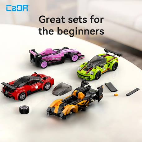 Coffret de 8 mini véhicules à construire Bleu 6 - vertbaudet enfant 