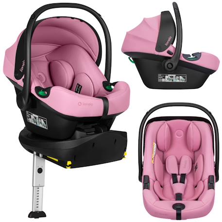 Siège-auto bébé astrid i-size 40-87 cm avec base isofix pivotante à 180°, léger et récompensé par l’adac Beige cream+Beige taupe+Green forest+Pink coral 19 - vertbaudet enfant 