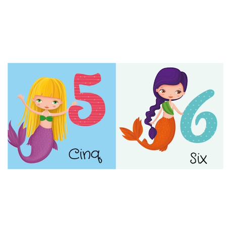 Livre et puzzle les sirènes Orange 5 - vertbaudet enfant 