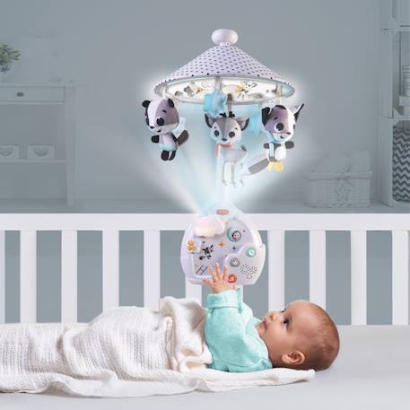 Tiny love mobile musical bébé 3 en 1 avec veilleuse Magical tales 2 - vertbaudet enfant 