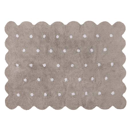 Tapis lavable en forme de biscuit Blanc+Bleu+Gris clair 7 - vertbaudet enfant 