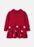 Robe fille imprimée à pois avec noeud Jaune 2 - vertbaudet enfant 