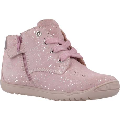 Baskets bébé fille en cuir macchia Rose c8011 5 - vertbaudet enfant 