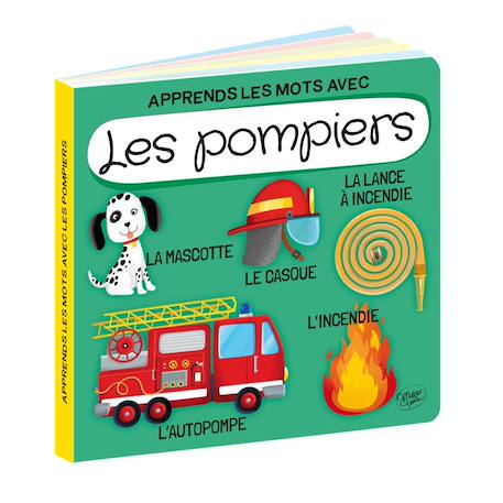 Livre et puzzle les pompiers Rouge 5 - vertbaudet enfant 