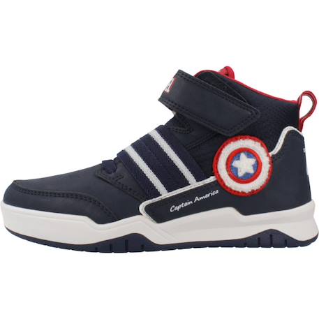 Baskets enfant garçon perth Bleu c0735+Noir c0039+Rouge c0020 2 - vertbaudet enfant 