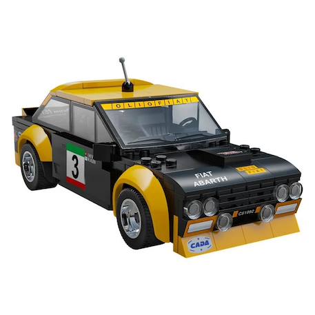 Voiture de sport fiat 131 abarth 254 pièces Jaune 3 - vertbaudet enfant 