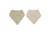 Lot de 2 bavoirs bandana bébé en coton Beige sable et taupe+Silk rose & sable+Soft matcha & sable 12 - vertbaudet enfant 