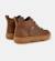 Baskets cuir kiddo Bleu fonc26+Brun bleu 028 9 - vertbaudet enfant 