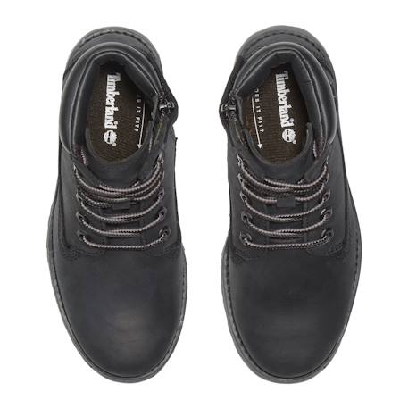 Boots garçon en cuir Noir foncé 4 - vertbaudet enfant 