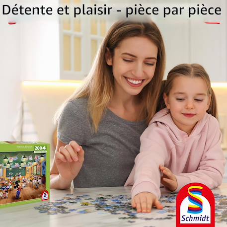 Puzzle l'école de mickey et minnie 200 pcs Vert 5 - vertbaudet enfant 