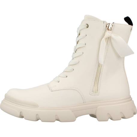 Bottes fille modèle j junette g. Blanc+Noir 2 - vertbaudet enfant 