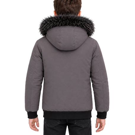 Blouson garçon Gris anthracite 3 - vertbaudet enfant 