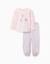 Pyjama en coton à manches longues et imprimé k-pop demon hunters Rose 1 - vertbaudet enfant 