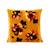 Coussin floral en velours Jaune 1 - vertbaudet enfant 