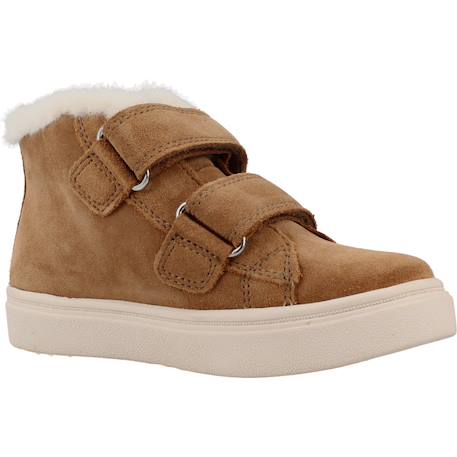 Baskets enfant garçon en cuir nashik Brun clair c6627 5 - vertbaudet enfant 