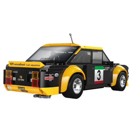 Voiture de sport fiat 131 abarth 254 pièces Jaune 2 - vertbaudet enfant 