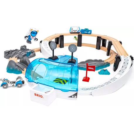 Circuit de train station de l'espace Bleu 1 - vertbaudet enfant 