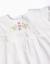 Blouse en coton à manches longues avec volants et fleurs Blanc 4 - vertbaudet enfant 