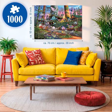 Puzzle pokémon voltali et centrale électrique 1000 pcs Blanc 4 - vertbaudet enfant 