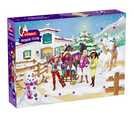 Calendrier de l'avent horse club 4 Violet 3 - vertbaudet enfant 
