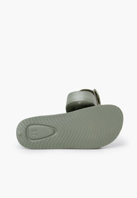 Sandales caoutchouc eva habana métallisées Argent+Vert 9 - vertbaudet enfant 