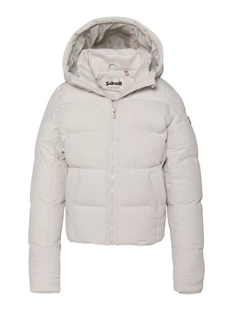 Doudoune à capuche Noir+Stone 9 - vertbaudet enfant 